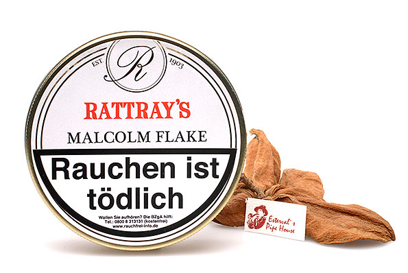 Rattrays Malcolm Flake Pipe tobacco 50g Tin